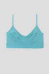 BASERANGE SOFT soft series collection bamboo fiber bamboo cotton bra underwear without rims France BAS-BRSO-BL-SP25-LSS turquoise